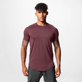 0660. AeroSilver® Established Tee - Plum