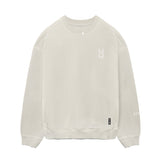 0861. Tech Essential™ Distressed Crewneck - Faded Stone