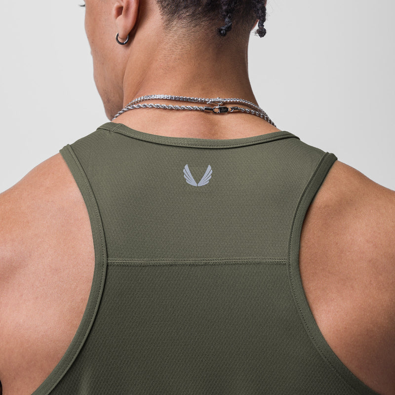 0754. AeroSilver® Training Singlet - Olive