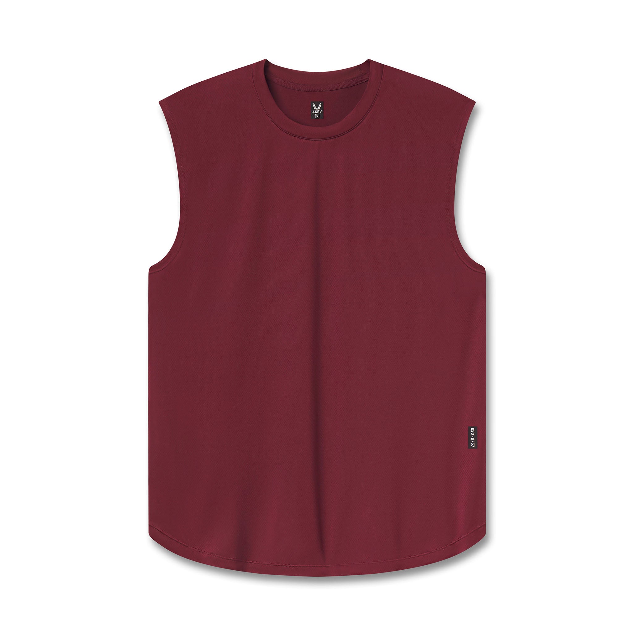 0757. AeroSilver® Cutoff Tank - Crimson