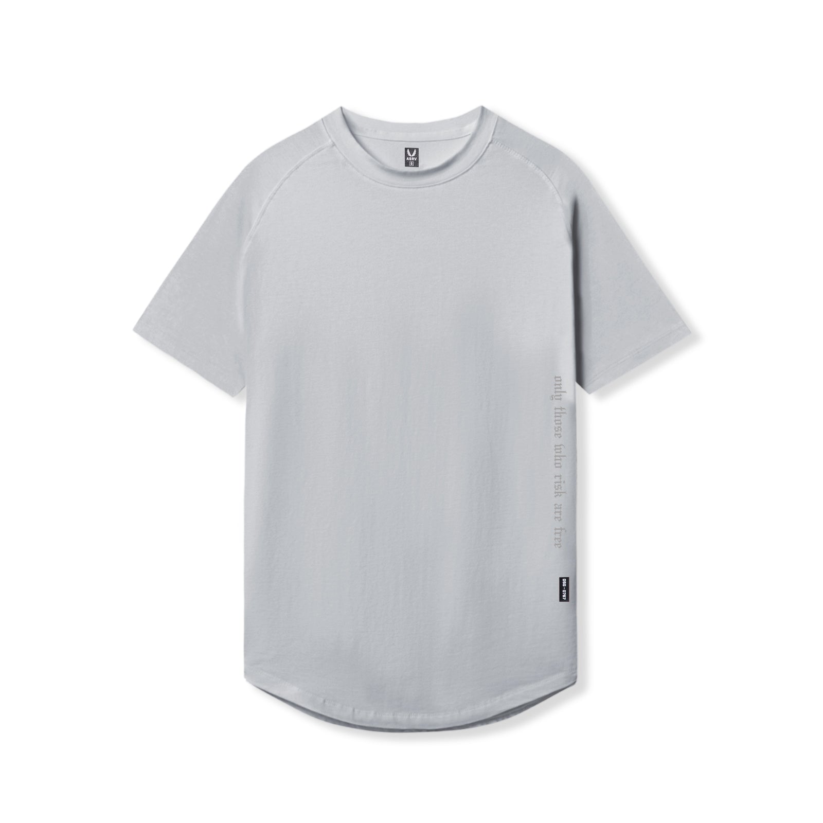 flatlay Supima® Established Tee in slate grey, front view