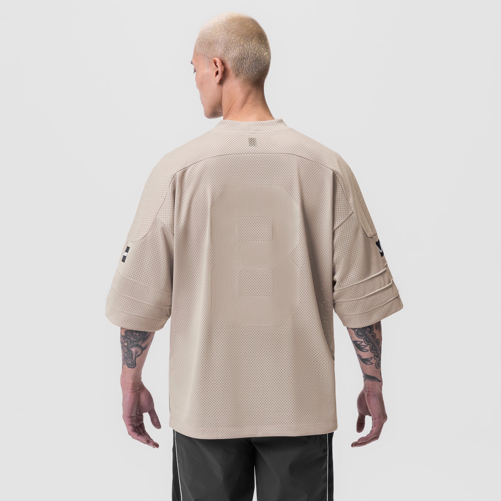 0772. SilverPlus™ Mesh Oversized Jersey - Beige – ASRV