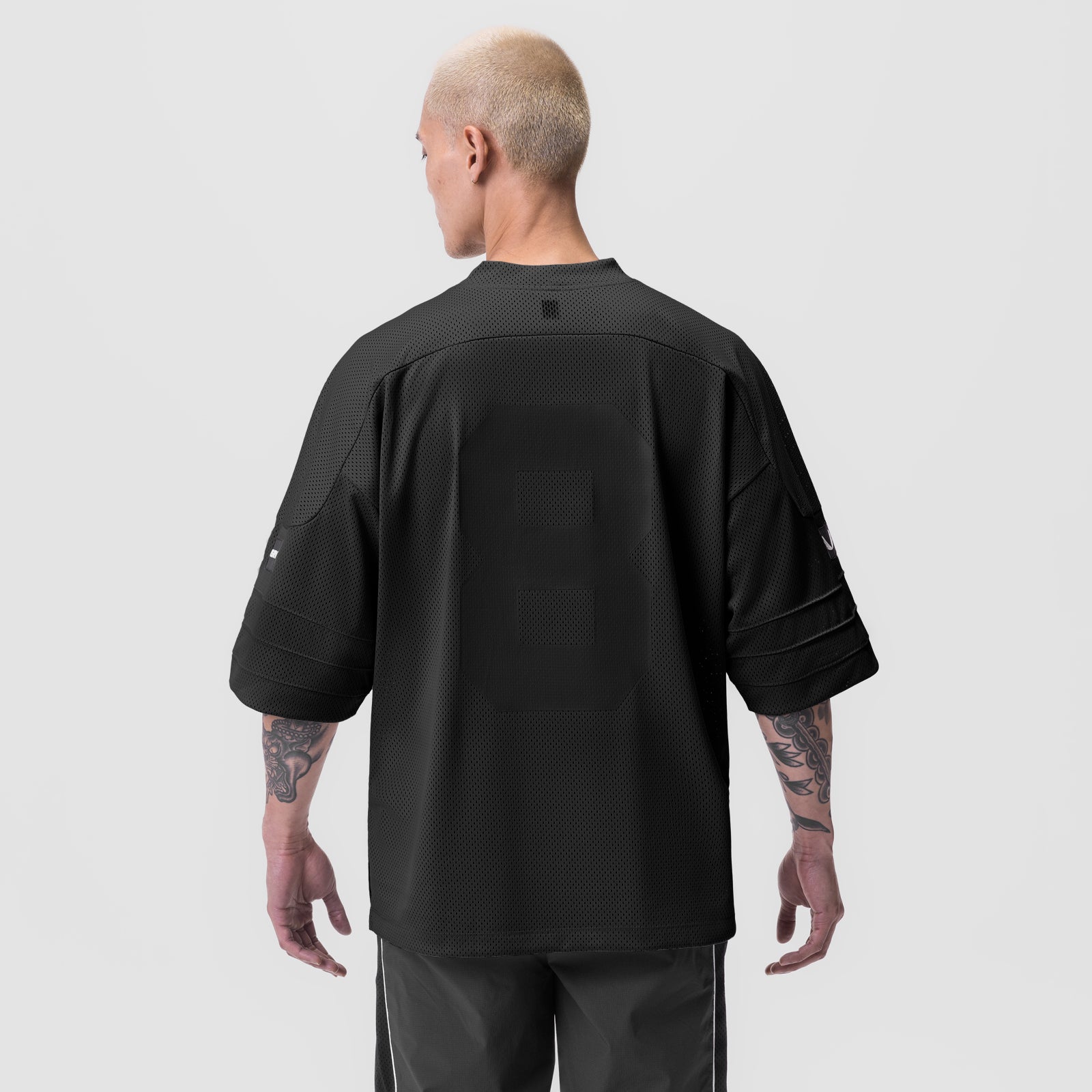 0772. SilverPlus™ Mesh Oversized Jersey - Black – ASRV 0772. SilverPlus™ Mesh Oversized Jersey - Black – ASRV
