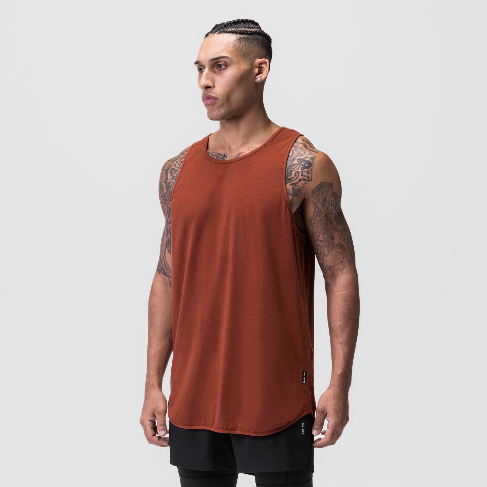 0780. Supima® Extended Tank Top - Brick – ASRV