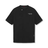 0797. Tech Essential™ Relaxed Tee  -  Black "Brush Wings/ASRV"