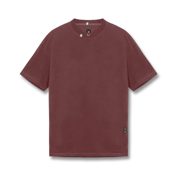 0797. Tech Essential™ Relaxed Tee - Faded Crimson