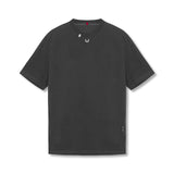 0797. Tech Essential™ Relaxed Tee  -  Space Grey/White "OTWR"