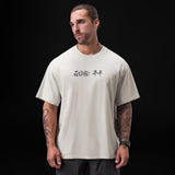 0797. Tech Essential™ Relaxed Tee  -  Stone "Brush Stroke"