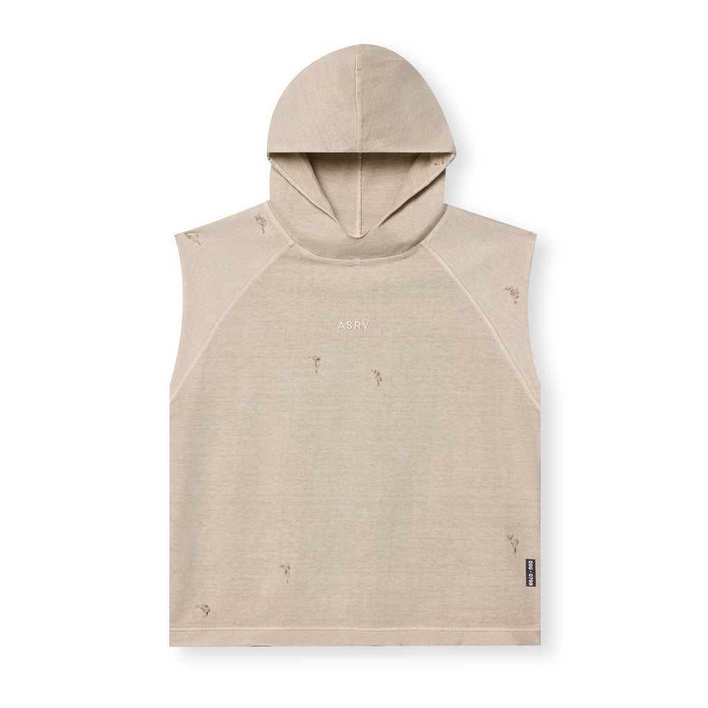 0799. Tech Essential™ Cutoff Hoodie - Faded Beige