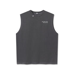 0807. Tech Essential™ Relaxed Cutoff - Faded Grey "Eagle"