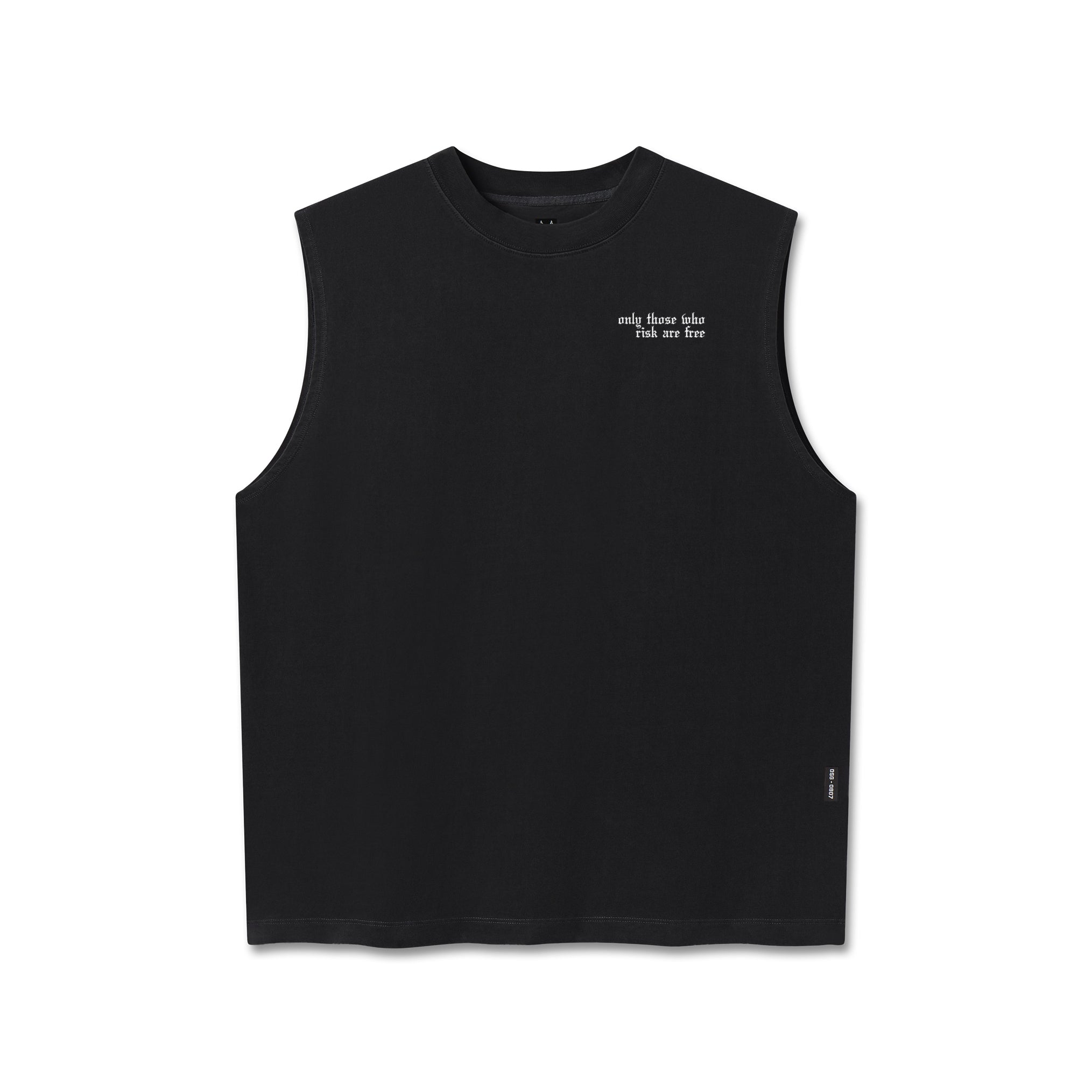 0807. Tech Essential™ Relaxed Cutoff - Black "Eagle"