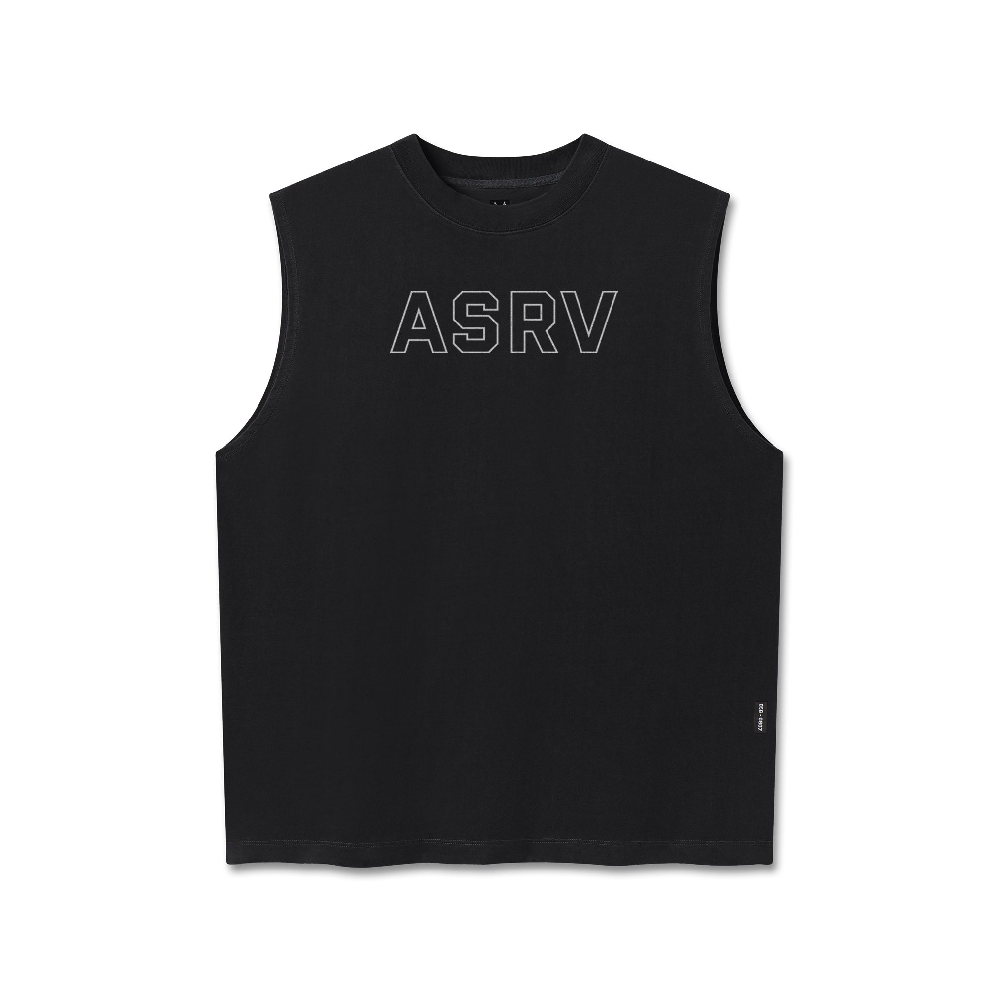 0807. Tech Essential™ Relaxed Cutoff - Black "Outline"