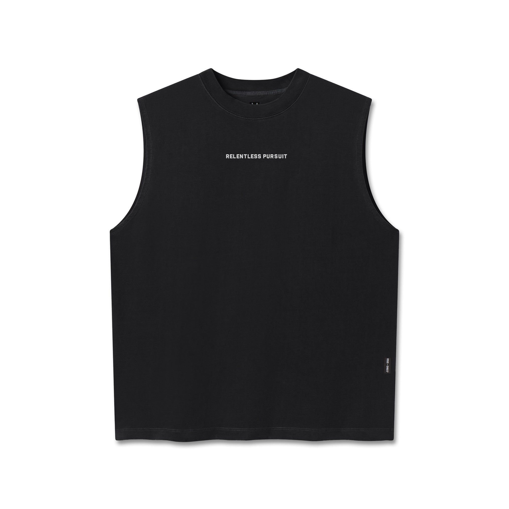 0807. Tech Essential™ Relaxed Cutoff - Black "RP Korean"