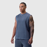 0807. Tech Essential™ Relaxed Cutoff - Faded Navy