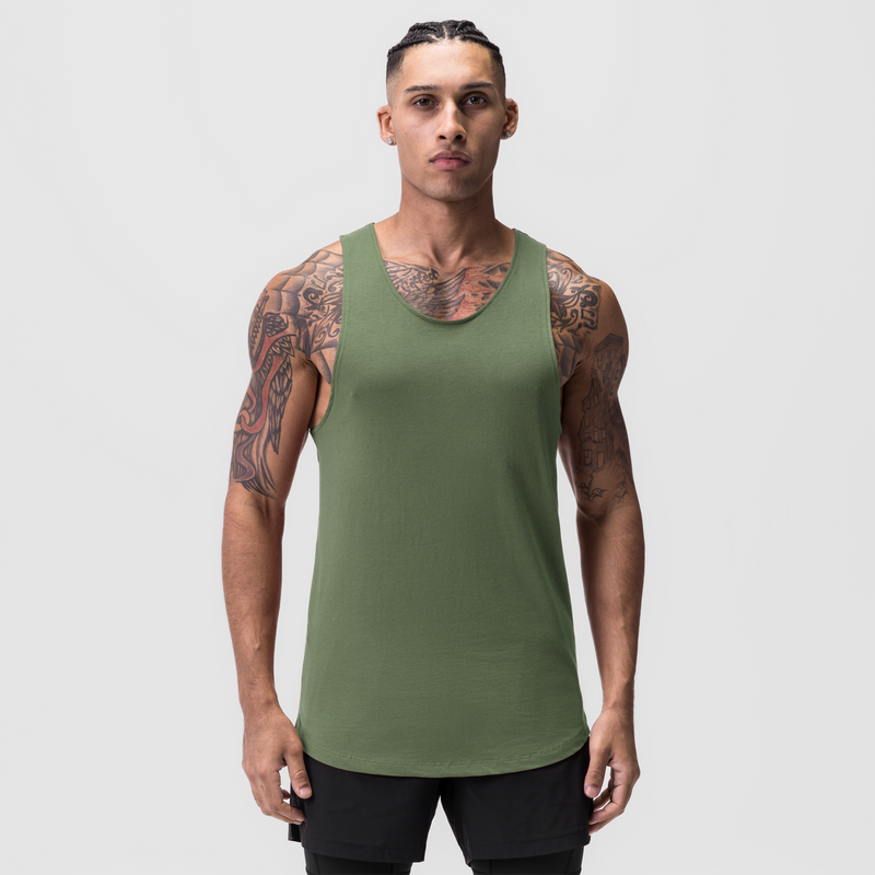 0808. Supima® Vented Tank - Olive