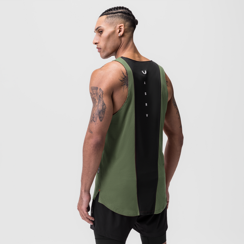 0808. Supima® Vented Tank - Olive