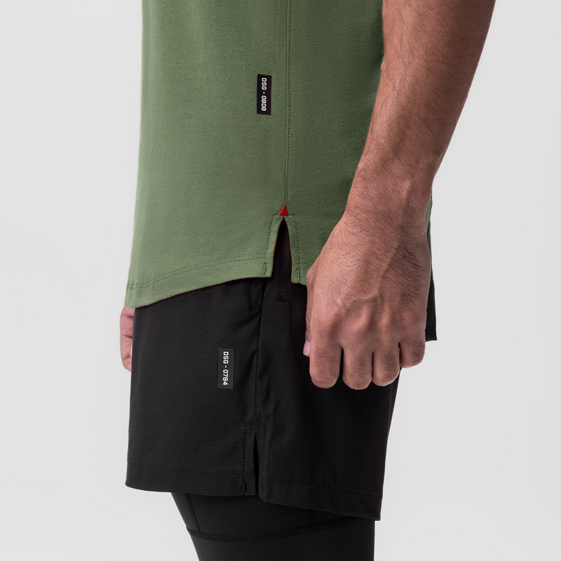 0808. Supima® Vented Tank - Olive