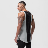 0808. Supima® Vented Tank - Slate Grey