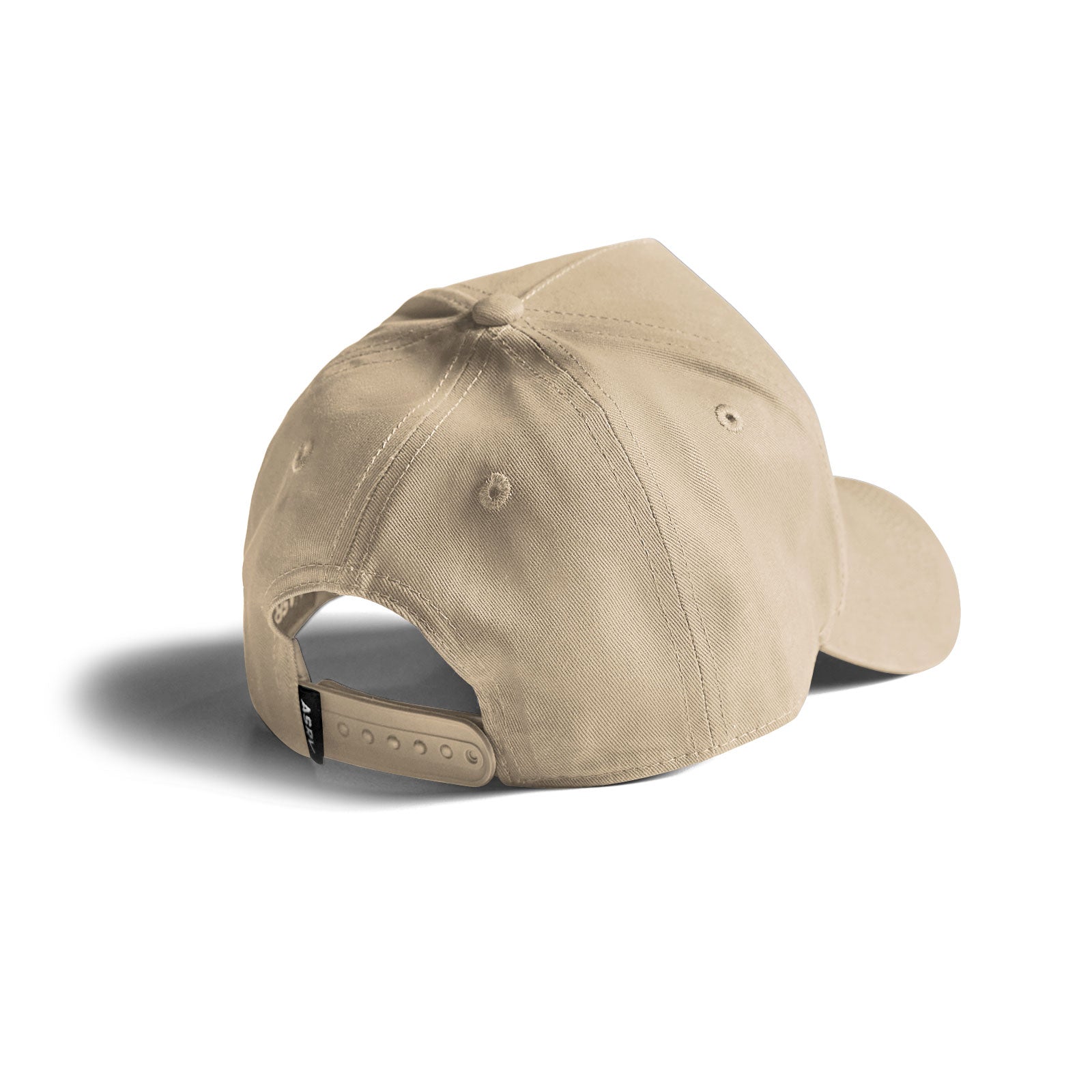 Khaki A-Frame Hat with Wings displayed at three-quarter angle on white background
