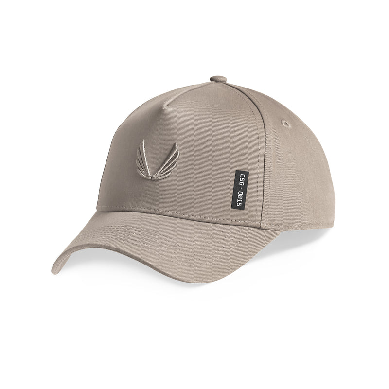 0815. A-Frame Hat - Light Taupe/Taupe "Wings"