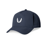 0817. Performance A-Frame Hat - Navy/White "Wings"