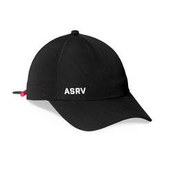 0821. Performance Cinch Hat - Black/White "ASRV"
