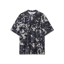 0824. Supima® Oversized Tee - Pixel Camo