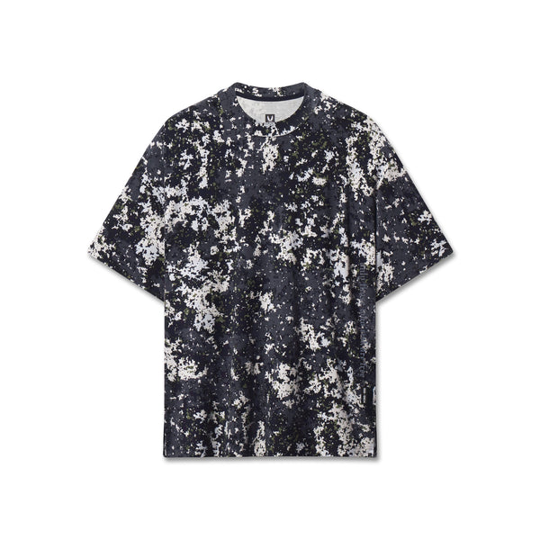 0824. Supima® Oversized Tee - Pixel Camo
