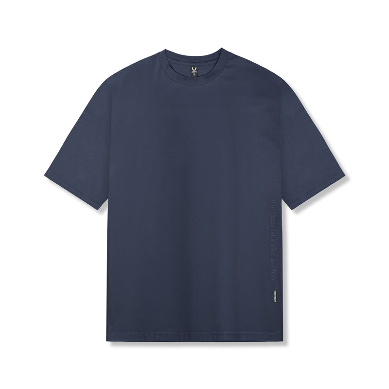 0824. Supima® Oversized Tee - Navy