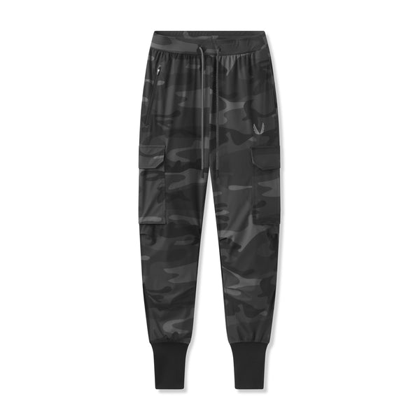 0825. Tetra-Lite® Cargo High Rib Jogger - Black Camo 