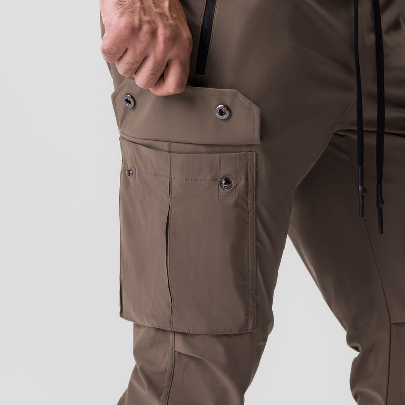 0825. Tetra-Lite® Cargo High Rib Jogger - Deep Taupe