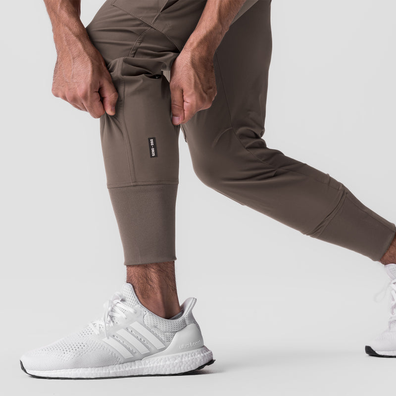 0825. Tetra-Lite® Cargo High Rib Jogger - Deep Taupe