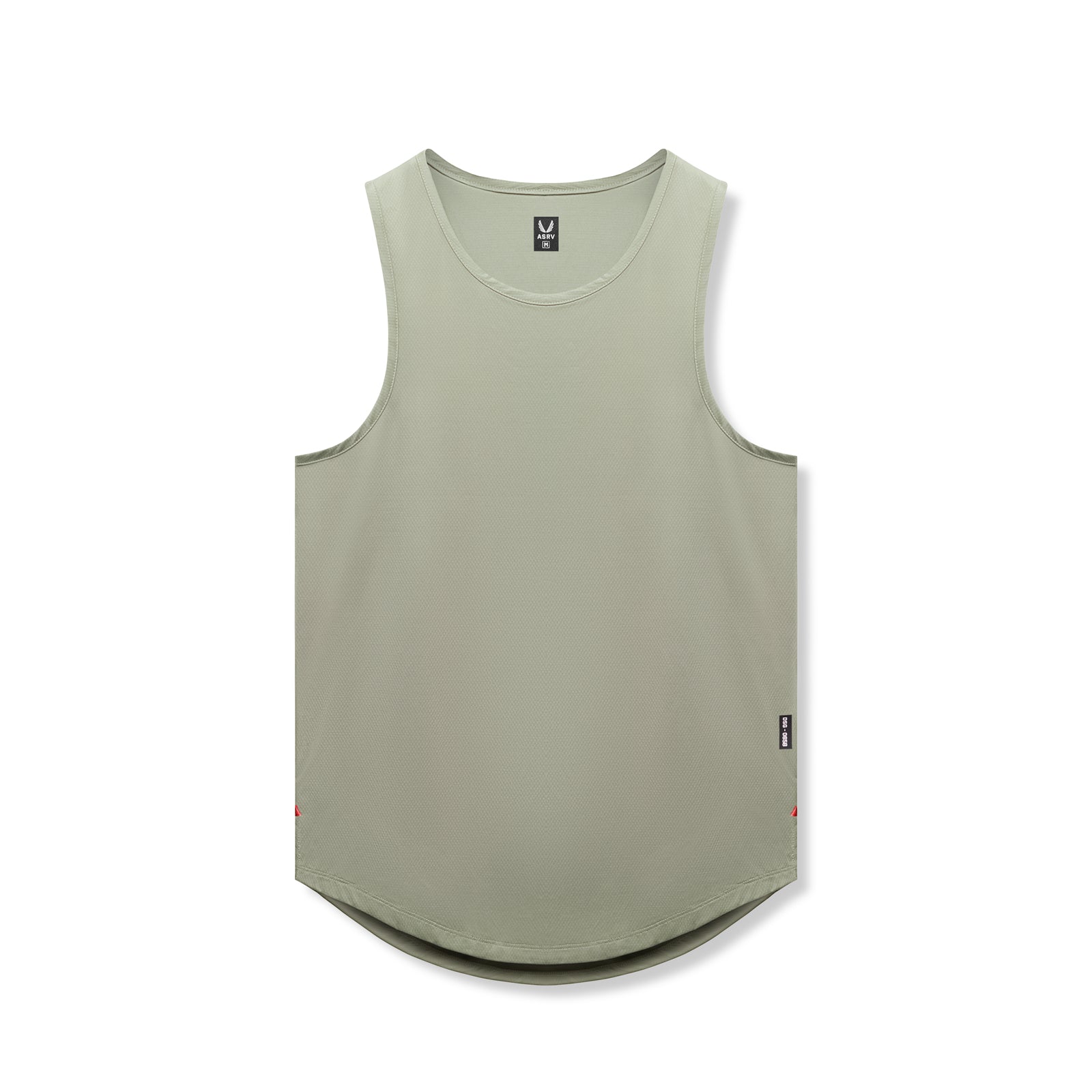 flatlay AeroSilver Tank Top in sage, front view