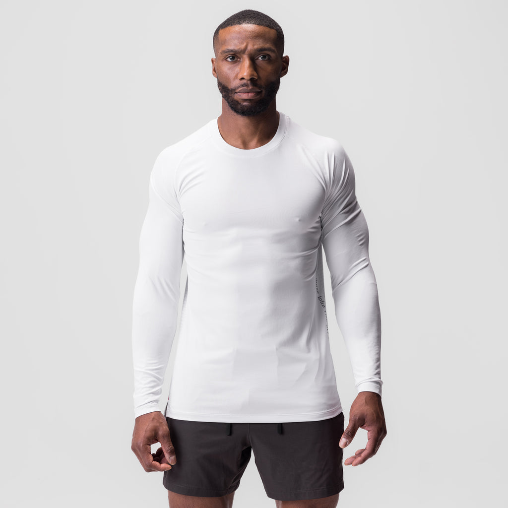 0832. 3D-Lite® 2.0 Fitted Long Sleeve - White 