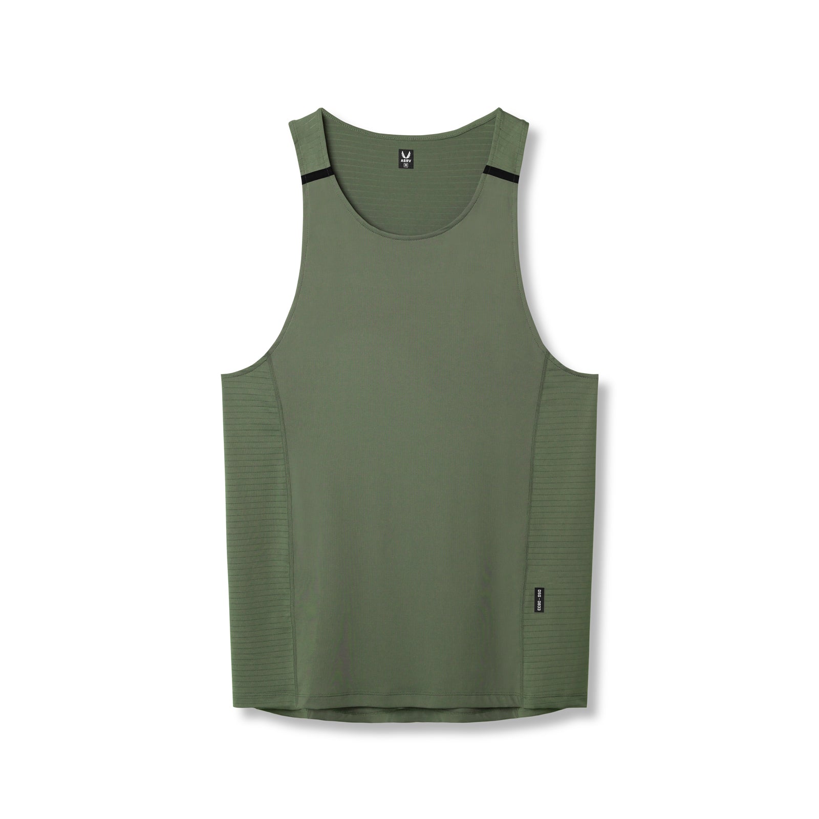 flatlay 0833 3D-Lite® 2.0 Lycra® Pro Singlet in olive, front view