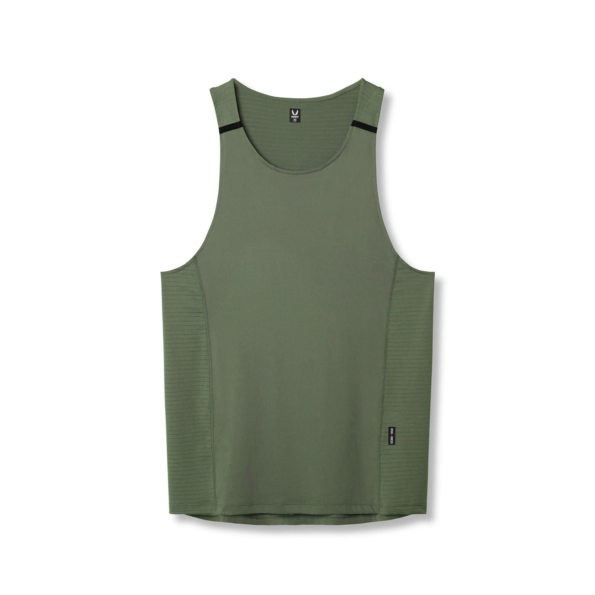 HYKE　OLIVE DRAB　TANK TOP Men's Rib Tank Top in Olive Green | Shop now — CDLP