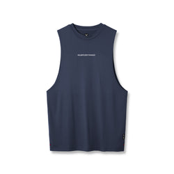 0837. 3D-Lite® 2.0 Lycra®  Muscle Tank - Navy "RP"