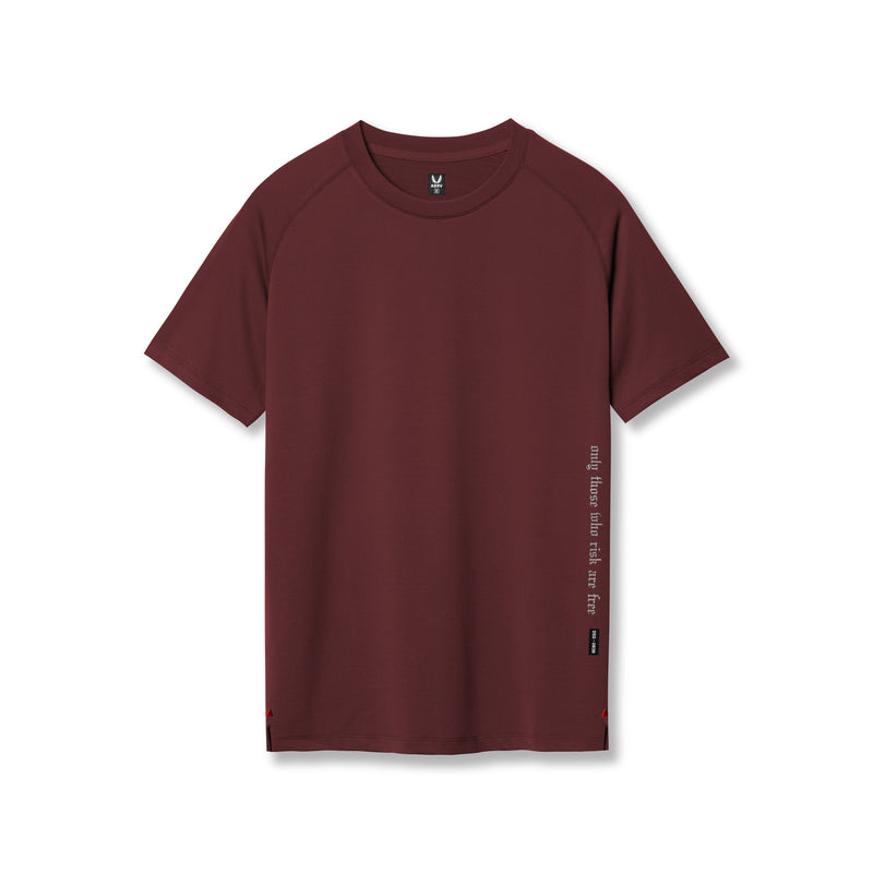 0839. 3D-Lite® 2.0 Lycra®  Fitted Tee - Crimson "OTWR"