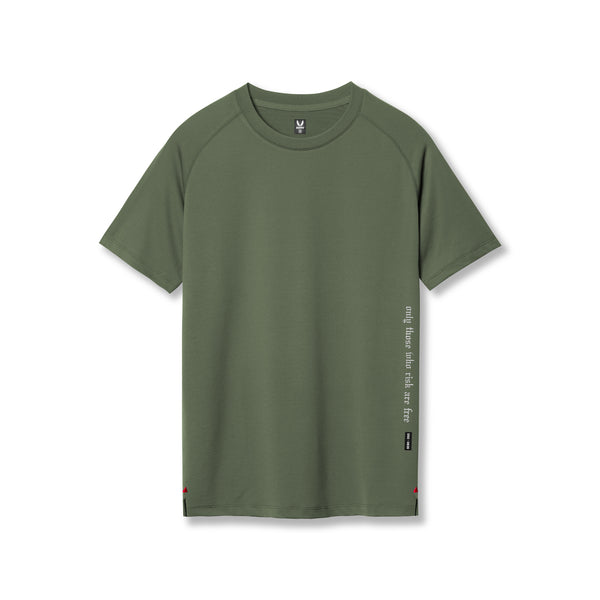 0839. 3D-Lite® 2.0 Lycra® Fitted Tee - Olive 