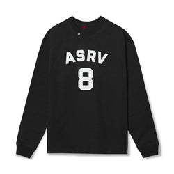 0851. Tech Essential™ Relaxed Long Sleeve  -  Black "ASRV 8"