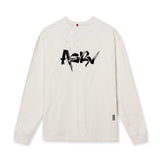 0851. Tech Essential™ Relaxed Long Sleeve  -  Stone "Koi"