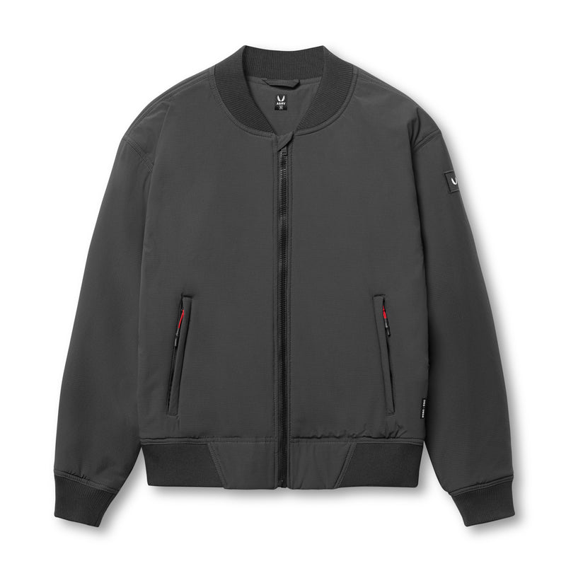 0858. Ripstop Insulated Bomber Jacket - Space Grey