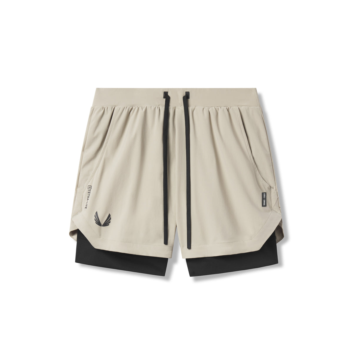 Asrv tetra-lite 5” shorts w/ outlet liner - Sandsmoke