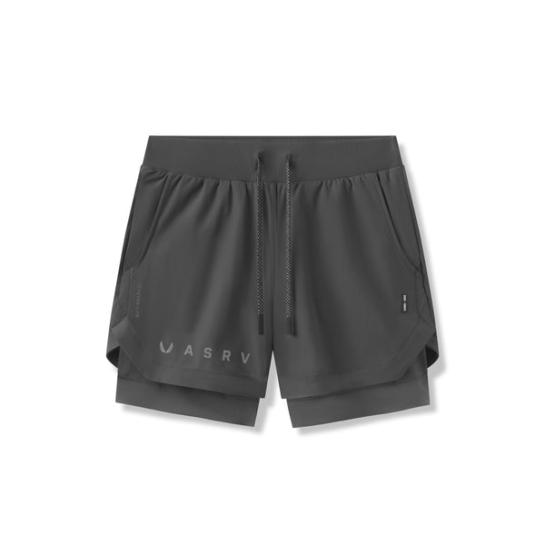 0865. Tetra-Lite™ 5" Liner Short - Space Grey "Reflective Classic"