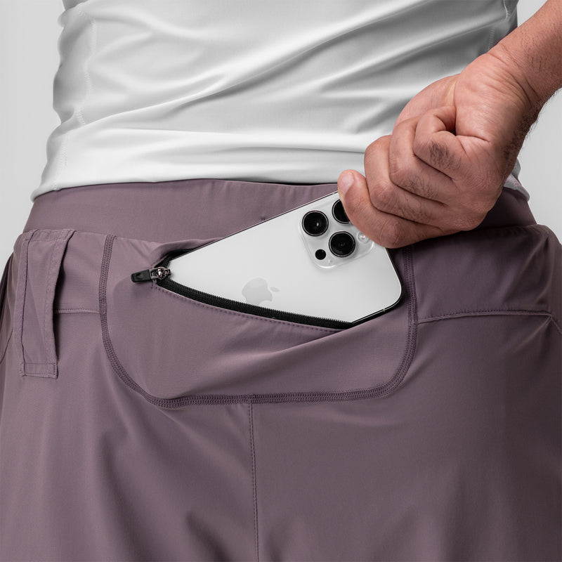 0866. Tetra-Lite® 7" Liner Short - Moonscape "Cyber"/White