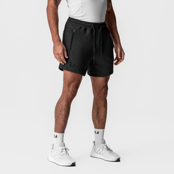 0867. Tech-Terry™ Sidelock Sweat Short - Black