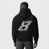0874. Tech-Terry™ Zip Pocket Hoodie - Black "Infinite Mindset"