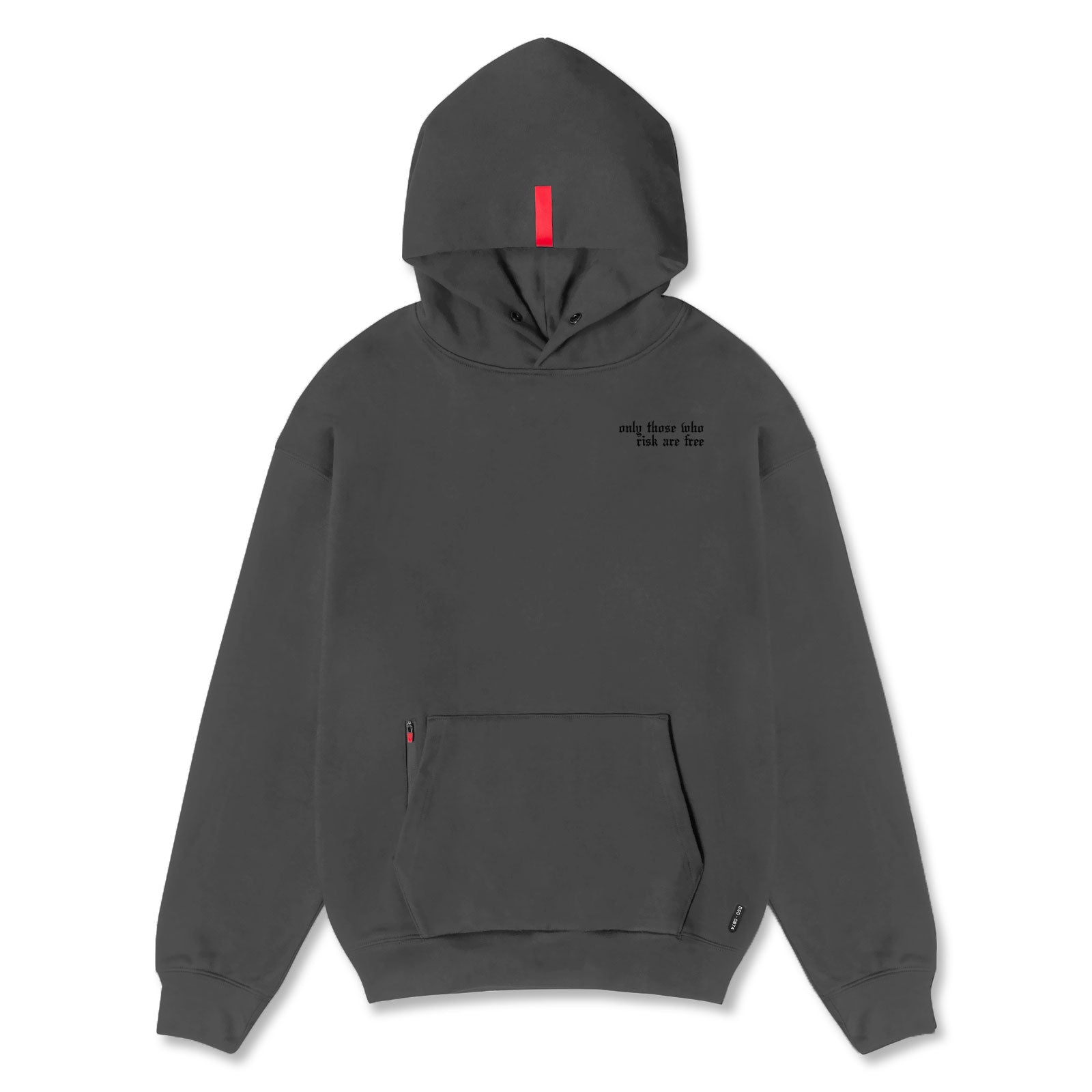 0874. Tech-Terry™ Zip Pocket Hoodie - Space Grey/Black 