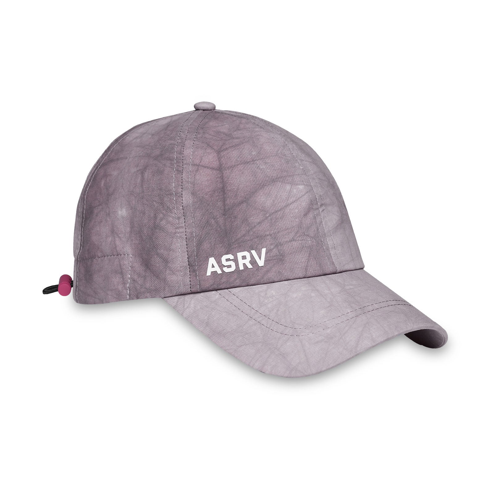 ASRV Weather-Ready Cinch Hat in moonscape wave dye, angled side view