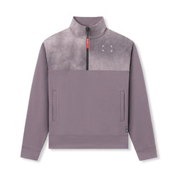 0903. Tech-Terry™ Paneled Quarter Zip - Moonscape "Wave Dye"